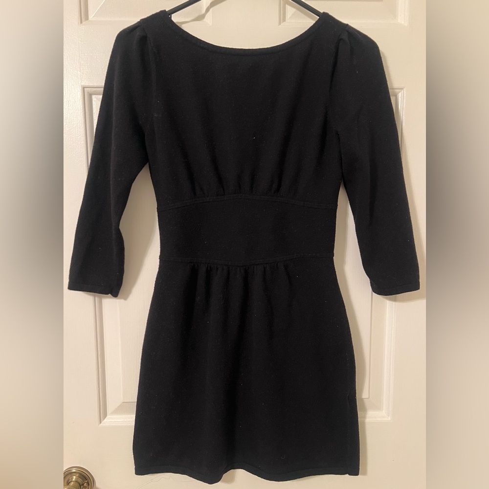 Express Black Mini Sweater Dress